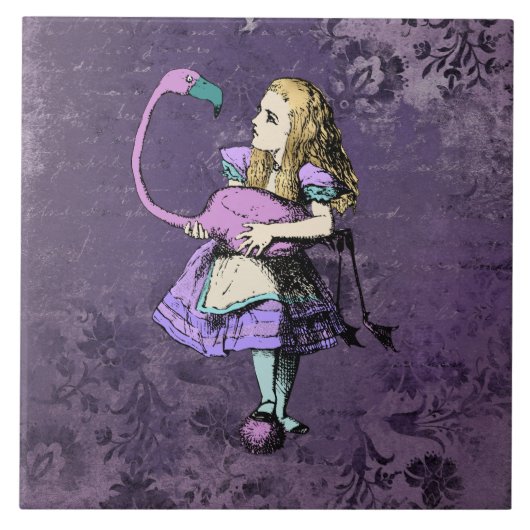 Dark Alice Rustic Deep Purple Fliese (Vorderseite)