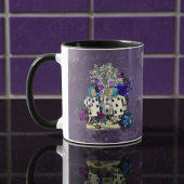 Dark Alice Rustic Deep Purple Tasse