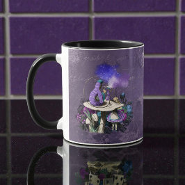 Dark Alice Rustic Deep Purple Tasse