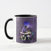 Dark Alice Rustic Deep Purple Tasse (Links)
