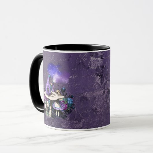 Dark Alice Rustic Deep Purple Tasse (Vorderseite Links)