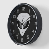Dark Alien Clock Wanduhr (Winkel)