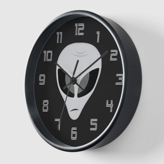 Dark Alien Clock Wanduhr (Winkel)