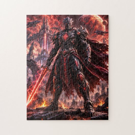 Dark Alien Warrior Puzzle (Vertikal)