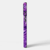 Dark Amethyst Marble Melt Case-Mate iPhone Hülle (Rückseite / Links)