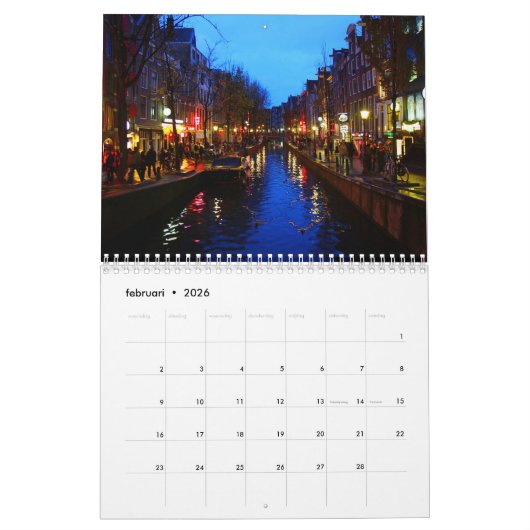 Dark Amsterdam Kalender (Feb 2026)