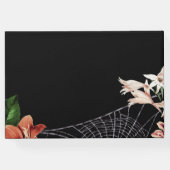 Dark and Moody Wedding Guestbook Gästebuch (Rückseite)