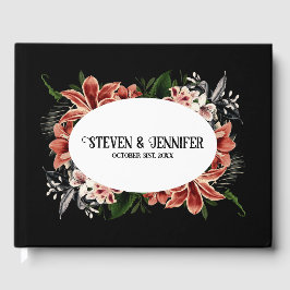 Dark and Moody Wedding Guestbook Gästebuch