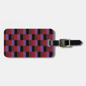 Dark and Red and Purple Combination Gepäckanhänger (Vorderseite horizontal)