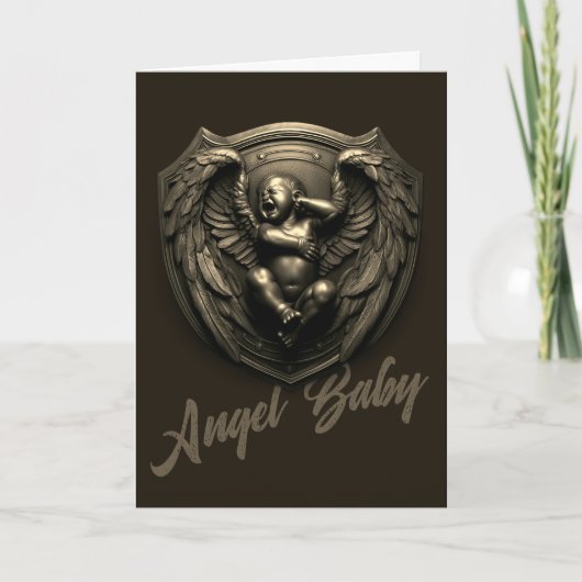 Dark Angel Baby Karte (Vorderseite)