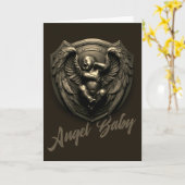 Dark Angel Baby Karte (Gelbe Blume)