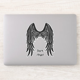Dark Angel Black Wings Vinyl Cutout Sticker