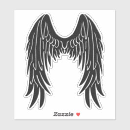 Dark Angel Black Wings Vinyl Cutout Sticker
