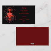 Dark Angel Business Card Visitenkarte (Vorne/Hinten)