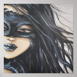 Dark Angel Canvas Print Poster