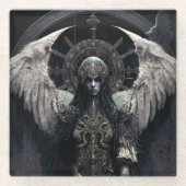 Dark Angel Gothic Fantasy Art Glasuntersetzer (Vorderseite)