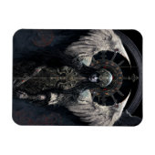 Dark Angel Gothic Fantasy Art Magnet (Horizontal)