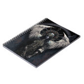 Dark Angel Gothic Fantasy Art Notizblock (Linke Seite)