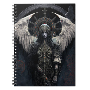 Dark Angel Gothic Fantasy Art Notizblock