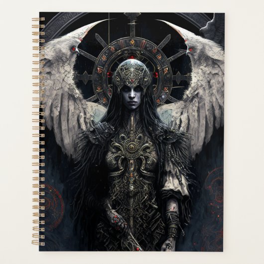 Dark Angel Gothic Fantasy Art Planer (Vorderseite)