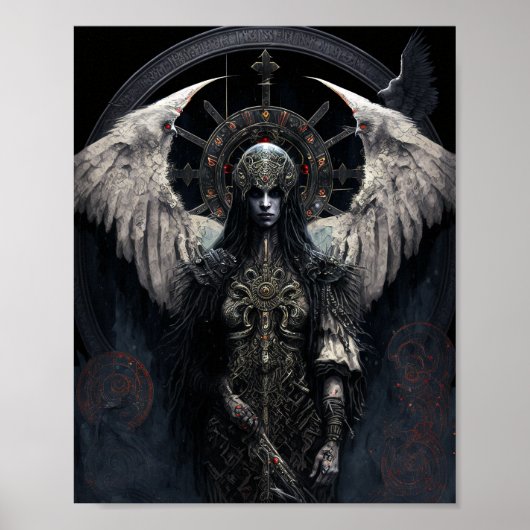Dark Angel Gothic Fantasy Art Poster (Vorne)