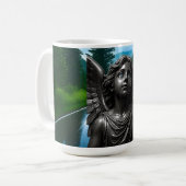 Dark Angel Gothic Gift Kaffeetasse (Vorderseite Links)