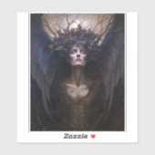 Dark Angel Gothic Goth Fantasy Art Aufkleber (Blatt)