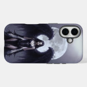 Dark Angel Gothic Moon - Mystical Fantasy Art Case-Mate iPhone Hülle (Rückseite (Horizontal))