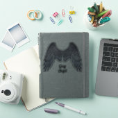 Dark Angel Gray Wings Vinyl Cutout Sticker (iPad Hülle)
