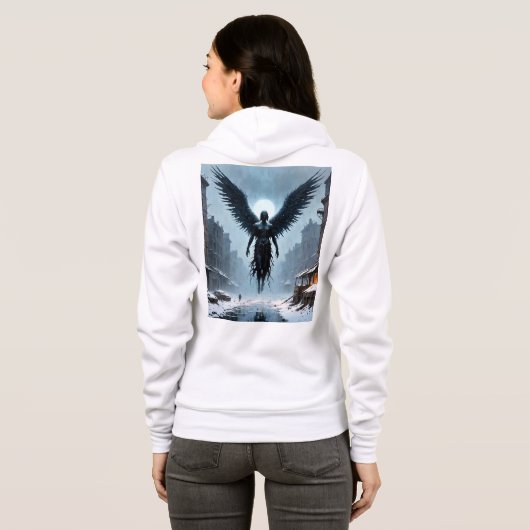 Dark Angel Hoodie (Schwarz voll)