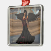 Dark Angel Liebe Square Ornament (Links)