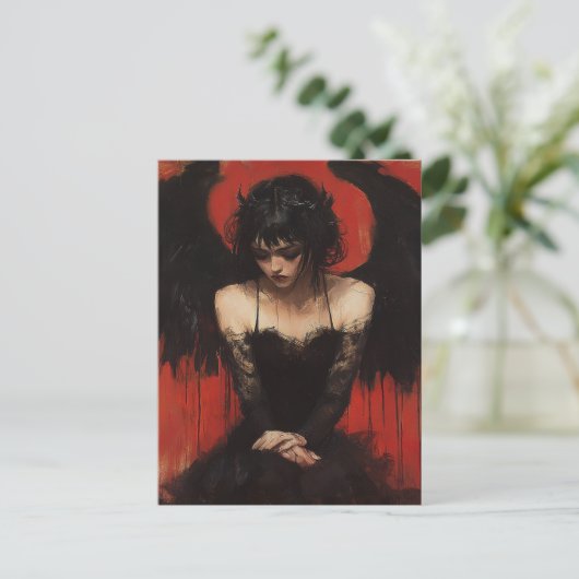 Dark Angel Postkarte (Stehend Vorderseite)