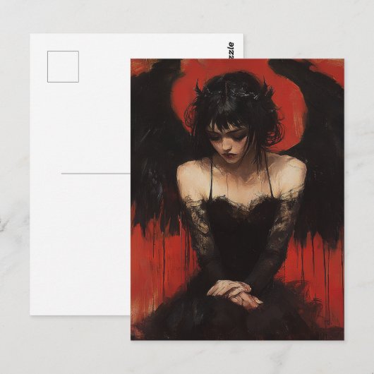 Dark Angel Postkarte (Vorne/Hinten)