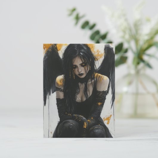 Dark Angel Postkarte (Stehend Vorderseite)