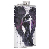 Dark Angel Valentine mit dunkelem Winkelkaffee Flachmann (Rechts)