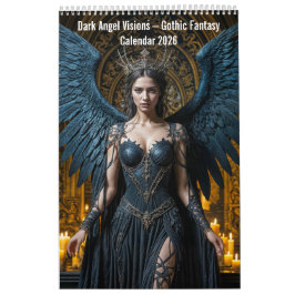 Dark Angel Visions – Gothic Fantasy Calendar 2026 Kalender