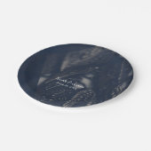 Dark Angel Wings Gothic Glam Chic Party Pappteller (Schrägansicht)