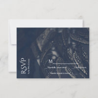 Dark Angel Wings Gothic Glam Chic Party RSVP Card