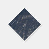 Dark Angel Wings Gothic Glam Chic Party Serviette (Ecke)