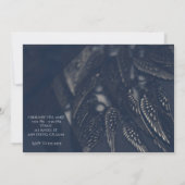 Dark Angel Wings Gothic Glam Party Einladungen (Rückseite)