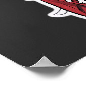 Dark Anime "Still Here" Aesthetic Gothic Illustra Poster (Ecke)