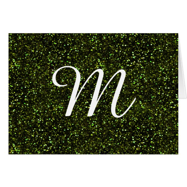 Dark Apple Green Glitzer (Vorderseite (Horizontal))