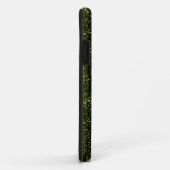 Dark Apple Green Glitzer Case-Mate iPhone Hülle (Hinten/Rechts)