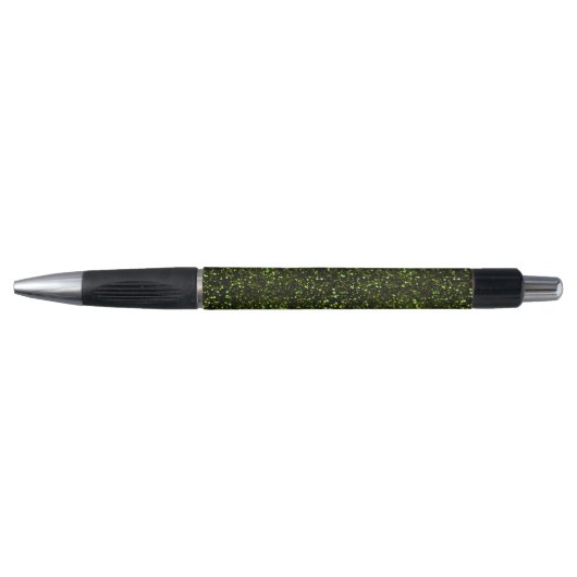 Dark Apple Green Glitzer Kugelschreiber (Vorderseite)