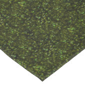 Dark Apple Green Glitzer Tischdecke (Schrägansicht)