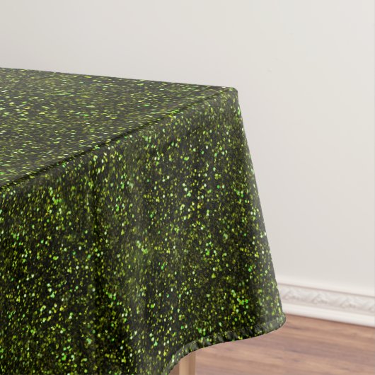 Dark Apple Green Glitzer Tischdecke (Beispiel)