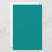 Dark Aqua-farbig Briefpapier (Vorne/Hinten)