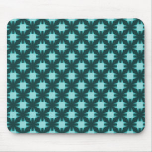 Dark Aquamarin Daring Disks Mousepad