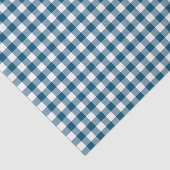 Dark Aquamarin Gingham Seidenpapier (Ausschnitt)