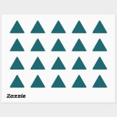 Dark Aquamarin Triangle Sticker (Blatt)